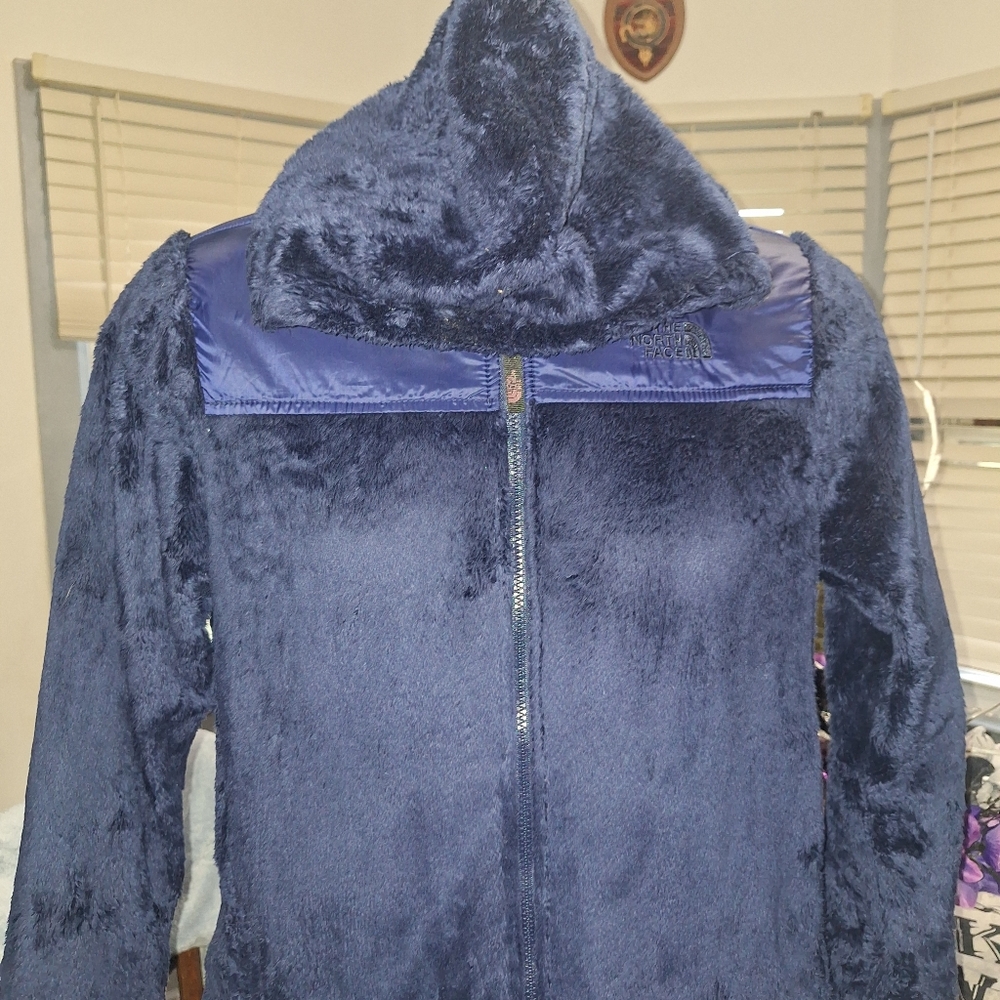 The North Face Indigo Fleece Hoodie Size Girls XLG - Picture 3 of 11